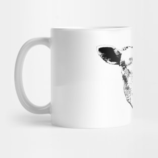 Sheep Head Portrait Mug